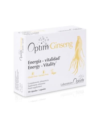 OPTIM GINSENG 30cap. OPTIM LABORATOIRE