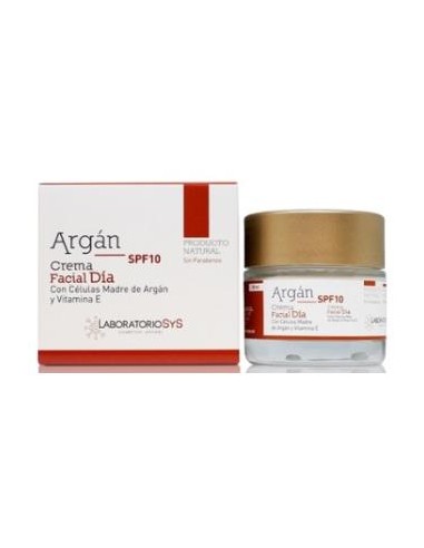 CREMA FACIAL argan SPF10 50ml. SYS