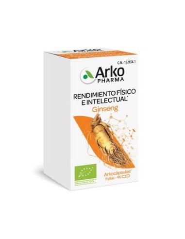 GINSENG 45arkocapsulas. BIO ARKOPHARMA