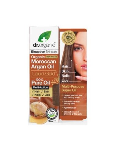 ACEITE PURO aceite argan marroqui 50ml. DR. ORGANIC