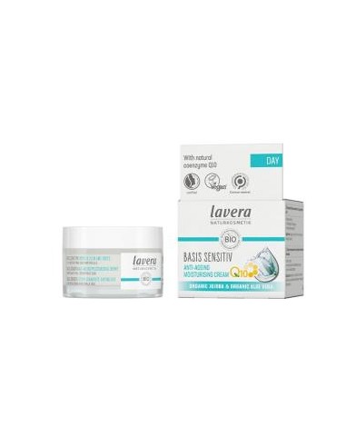 CREMA DE DIA Q10 BASIS SENSITIV 50ml. LAVERA