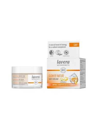 GLOW BY NATURE crema de dia 50ml. LAVERA