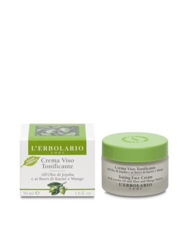 CREMA FACIAL TONIFICANTE jojoba y manteca 50ml. LERBOLARIO