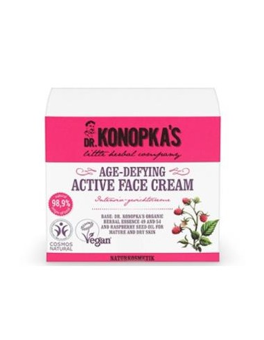 CREMA FACIAL antienvejecimiento 50ml. VEGAN DR. KONOPKAS