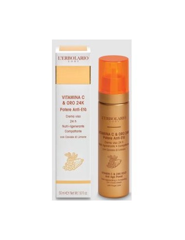 VITAMINA C ORO crema antiedad 50ml. LERBOLARIO