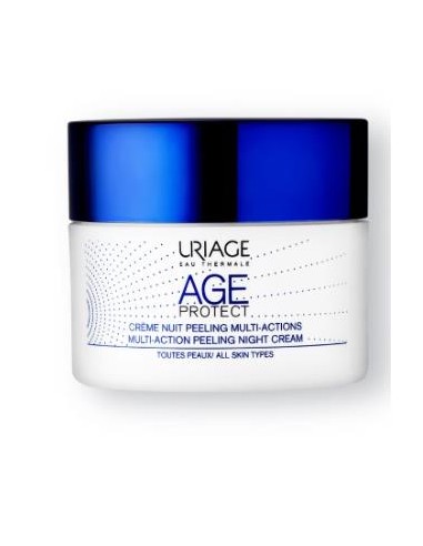 AGE PROTECT crema de noche peeling multiaccion 50m URIAGE