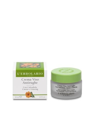 CREMA FACIAL ANTIARRUGAS calendula zanahoria 30m LERBOLARIO