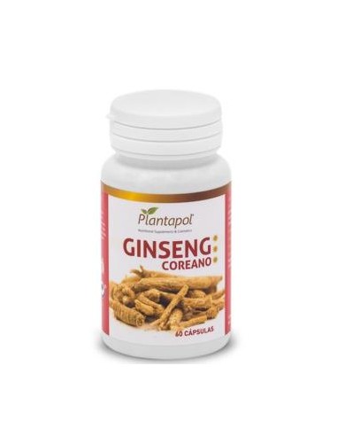 GINSENG COREANO 500mg. 60cap. PLANTAPOL