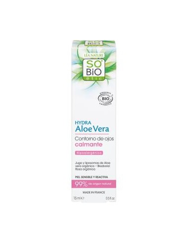 CONTORNO DE OJOS CALMANTE bisabolol-aloe 15ml BIO SOBIO ETIC