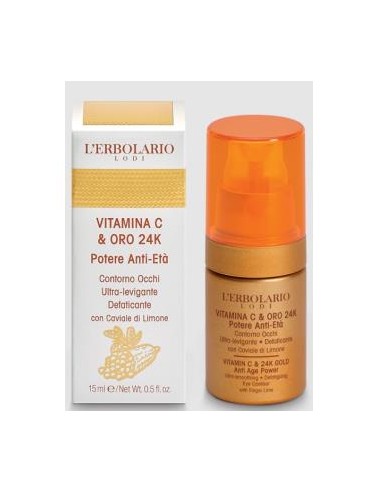 VITAMINA C ORO contorno de ojos 15ml. LERBOLARIO