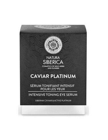 CAVIAR PLATINUM serum contorno de ojos 30ml. NATURA SIBERICA