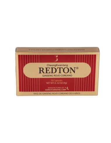 REDTON GINSENG ROJO COREANO 30cap ABAMED FARMA