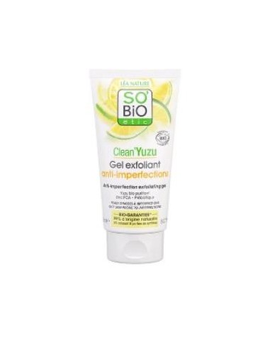 GEL EXFOLIANTE CLEAN YUZU anti imperfecciones 150m SOBIO ETIC