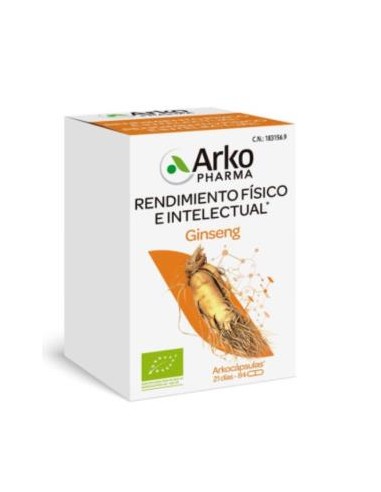 GINSENG 84arkocapsulas. BIO ARKOPHARMA