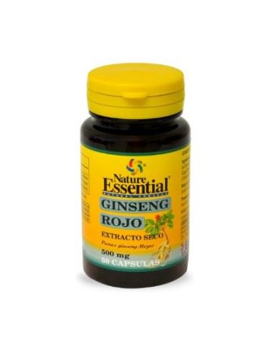 GINSENG ROJO 500mg. 50cap. NATURE ESSENTIAL