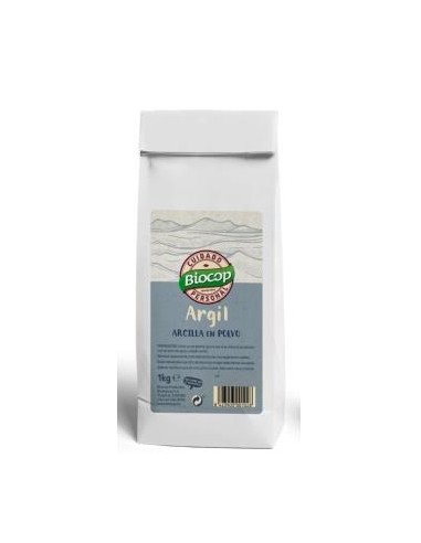 ARGIL ARCILLA blanca 1kg. BIOCOP