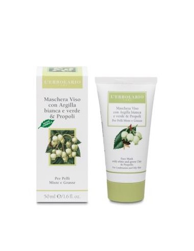 MASCARILLA CARA arcilla y propoleo 50ml. LERBOLARIO