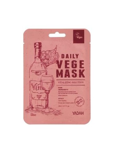 YADAH DAILY VEGI mask wine KOOS