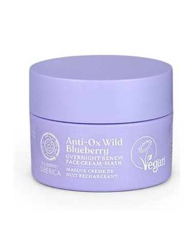 ANTI-OX WILD BLUEBERRY crema mascarilla noche 50ml NATURA SIBERICA