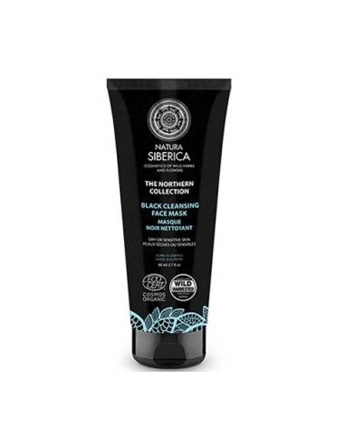 NORTHERN mascarilla facial negra brillo piel 80ml. NATURA SIBERICA