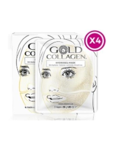 GOLD COLLAGEN HYDROGEL MASK 4ud.