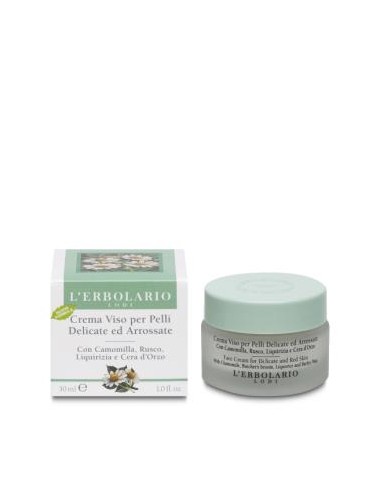 CREMA FACIAL MANZANILLA pieles delicadas 30ml. LERBOLARIO