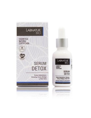 SERUM FACIAL DETOX ginseng curry ginkgo 30ml. BIO LABNATUR BIO