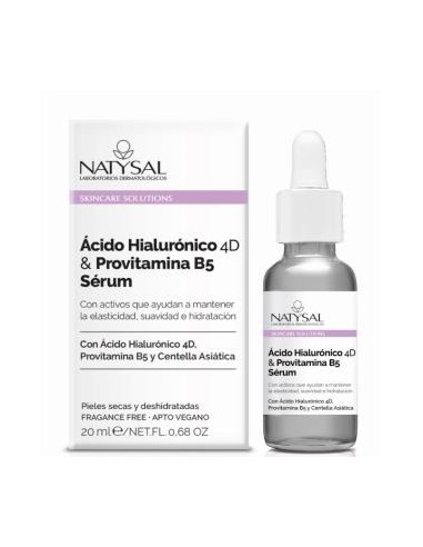 ACIDO HIALURONICO 4D & PROVITAMINA B5 serum 20ml. NATYSAL