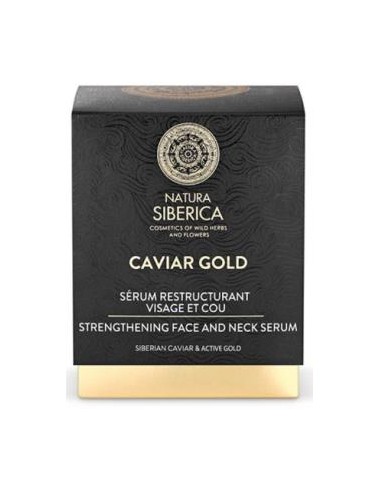 CAVIAR GOLD serum reafirmante rostro-cuello 30ml. NATURA SIBERICA