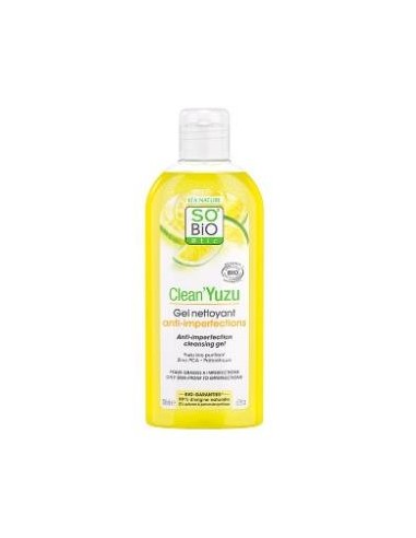 GEL LIMPIADOR CLEAN YUZU anti imperfecciones 200ml SOBIO ETIC