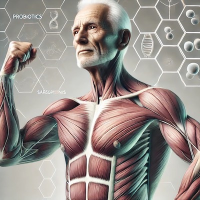 ¿Pueden los suplementos de probióticos mejorar síntomas de la sarcopenia?